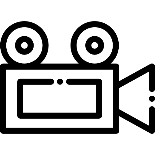 videokamera Detailed Rounded Lineal icon