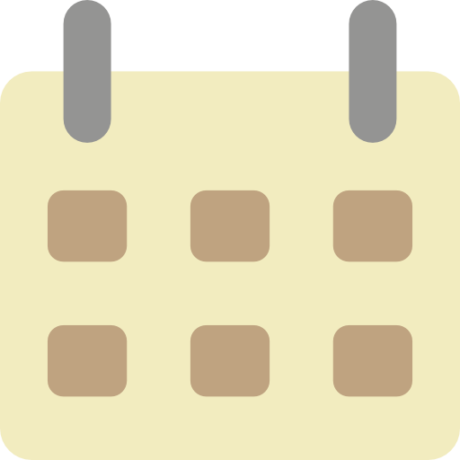 calendario Basic Mixture Flat icono