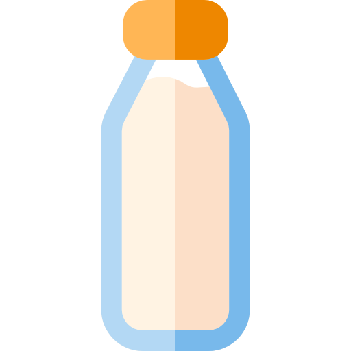 leite Basic Rounded Flat Ícone