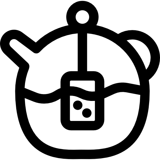 찻 주전자 Basic Rounded Lineal icon