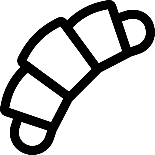 rogalik Basic Rounded Lineal ikona
