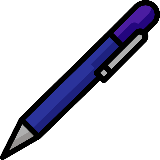 caneta Basic Mixture Lineal color Ícone