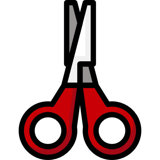 Scissors Basic Mixture Lineal color icon