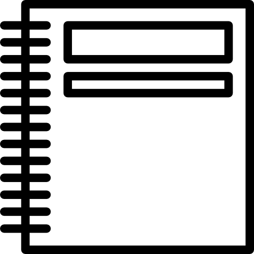 notitieboekje Basic Mixture Lineal icoon