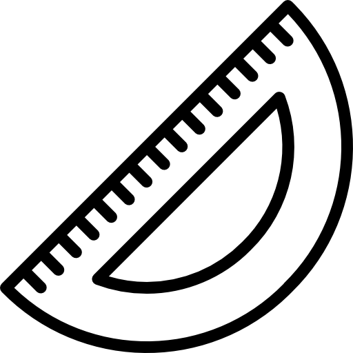 goniometro Basic Mixture Lineal icona
