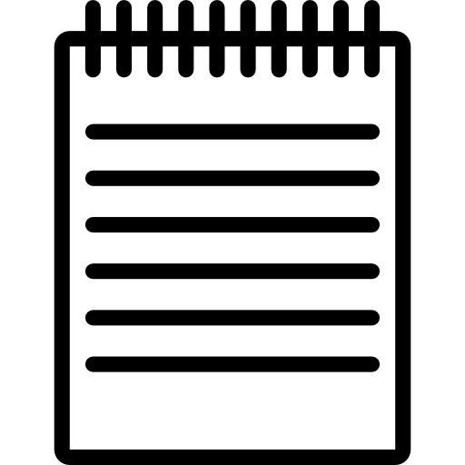 notatnik Basic Mixture Lineal ikona
