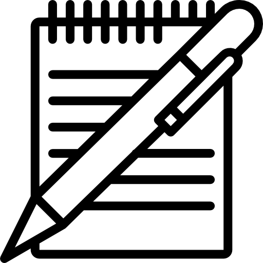notatnik Basic Mixture Lineal ikona