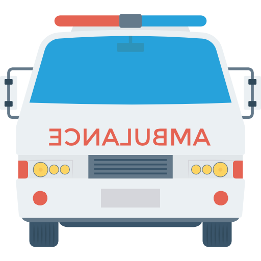 ambulancia Dinosoft Flat icono