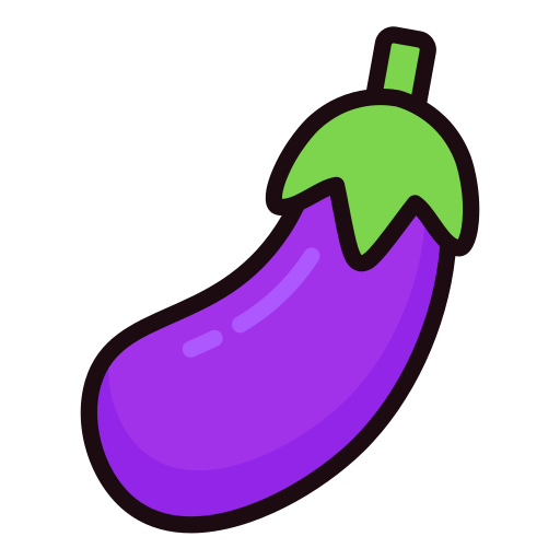 aubergine Generic Outline Color icoon