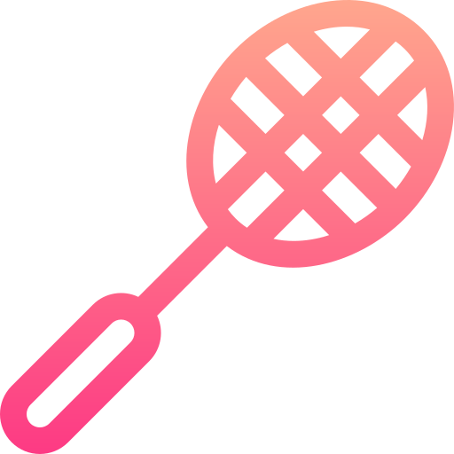 badminton Basic Gradient Lineal color Icône