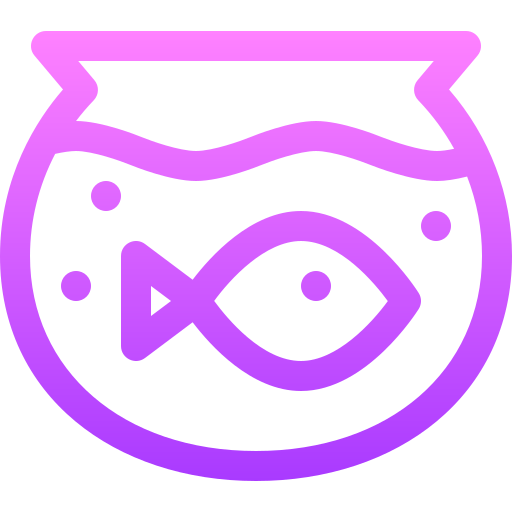金魚鉢 Basic Gradient Lineal color icon