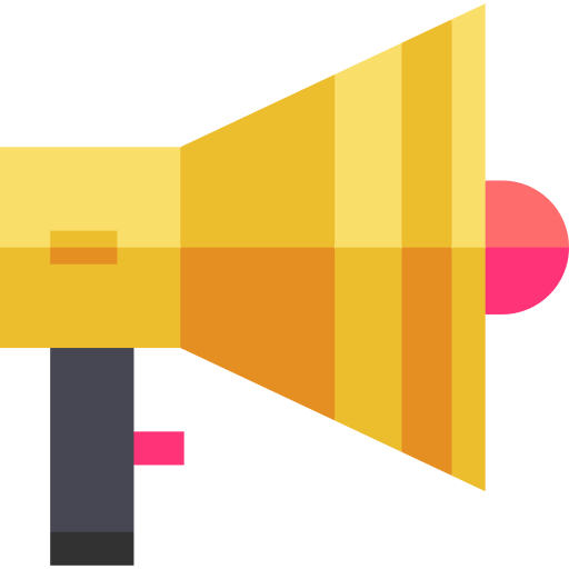 Megaphone Basic Straight Flat icon