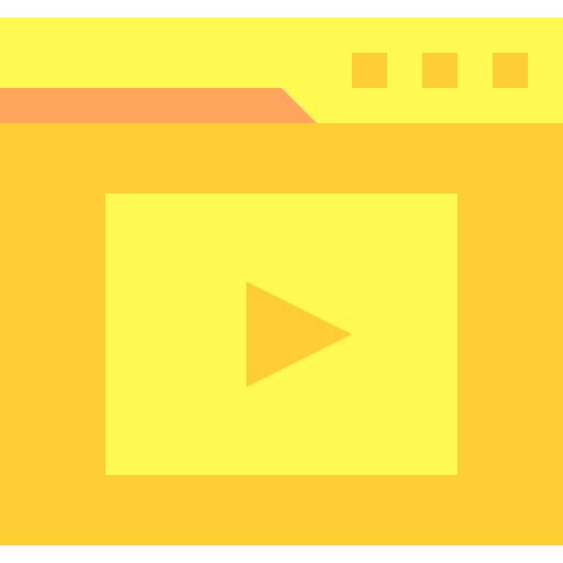 marketing vidéo Basic Sheer Flat Icône