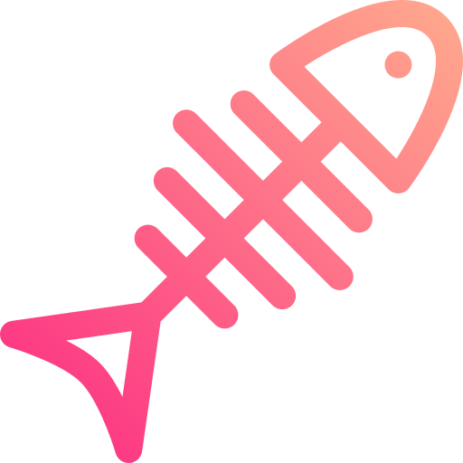 espina de pescado Basic Gradient Lineal color icono