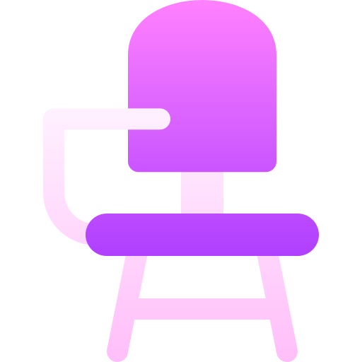 silla de escritorio Basic Gradient Gradient icono