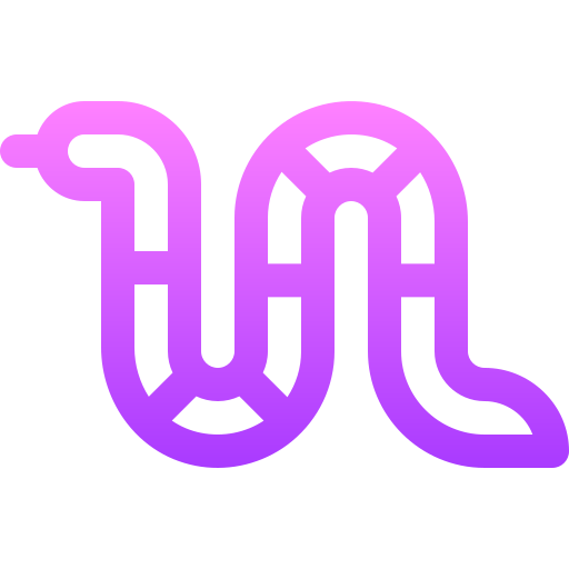 serpent Basic Gradient Lineal color Icône