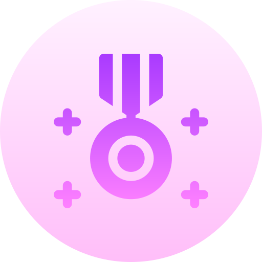 médaille Basic Gradient Circular Icône
