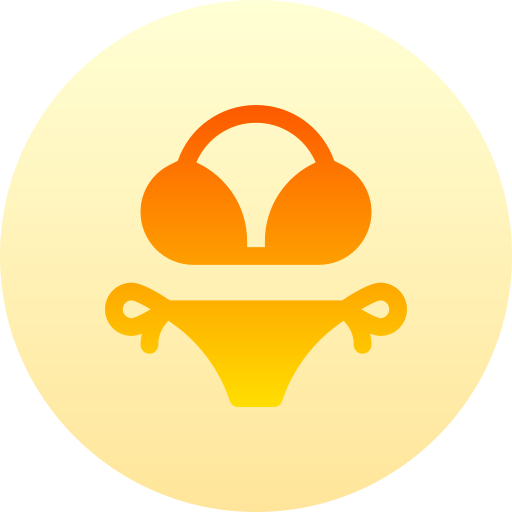 비키니 Basic Gradient Circular icon