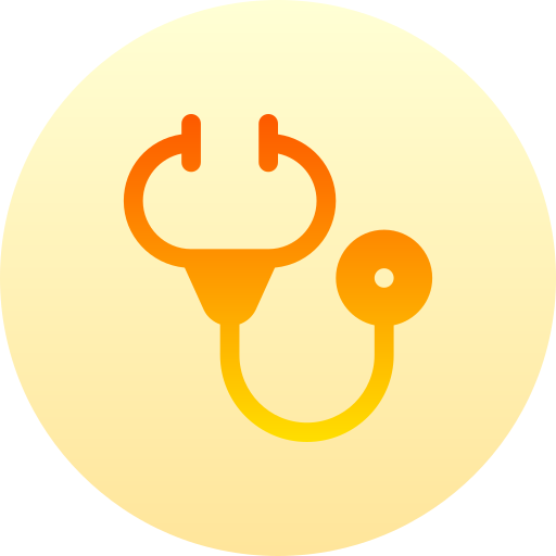 聴診器 Basic Gradient Circular icon