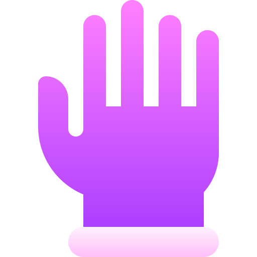Glove Basic Gradient Gradient icon