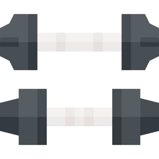 gimnasio Basic Straight Flat icono