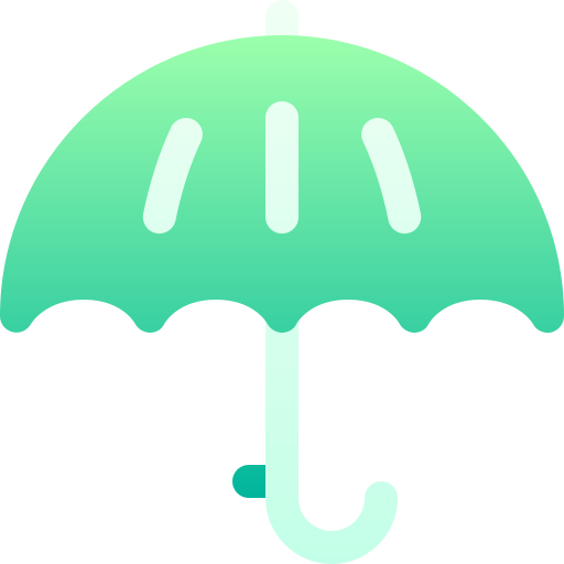 태양 우산 Basic Gradient Gradient icon