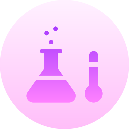 chimica Basic Gradient Circular icona