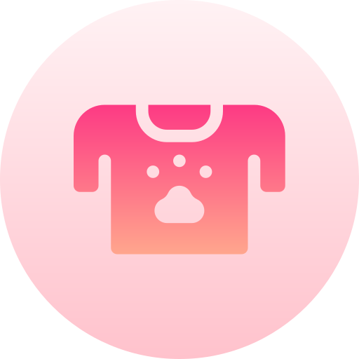 shirt Basic Gradient Circular icoon