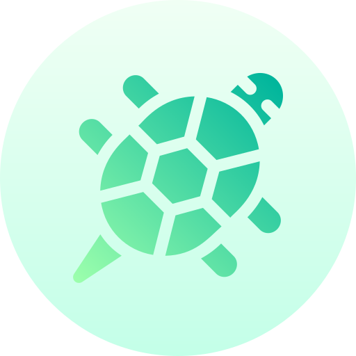 tortuga Basic Gradient Circular icono