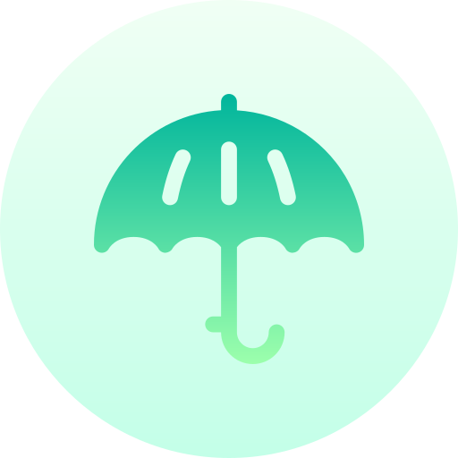 parasol słoneczny Basic Gradient Circular ikona