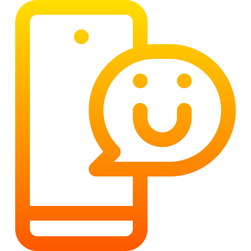 emoji Basic Gradient Lineal color icoon