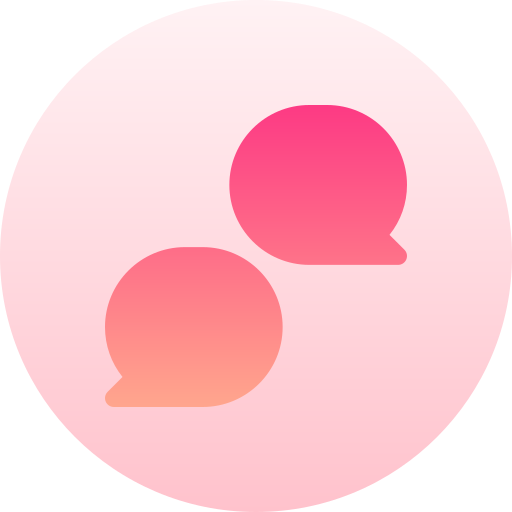 Речевые пузыри Basic Gradient Circular иконка
