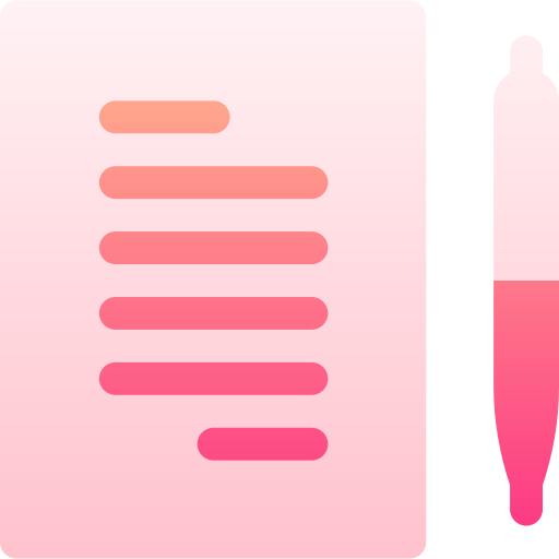 ノート Basic Gradient Gradient icon