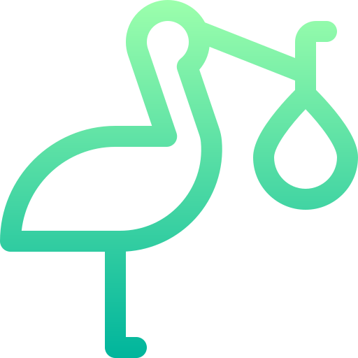 Stork Basic Gradient Lineal color icon