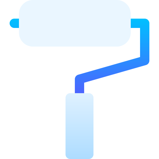 rouleau de peinture Basic Gradient Gradient Icône