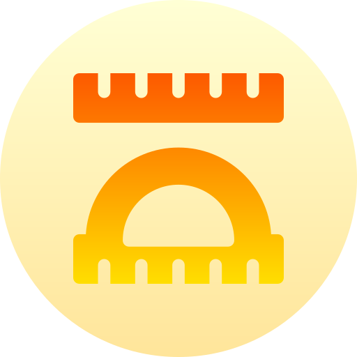 winkelmesser Basic Gradient Circular icon