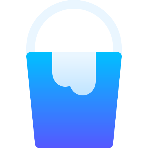 Bucket Basic Gradient Gradient icon