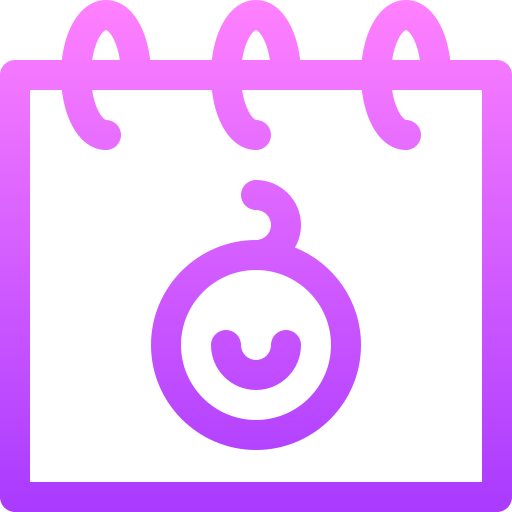 baby shower Basic Gradient Lineal color ikona
