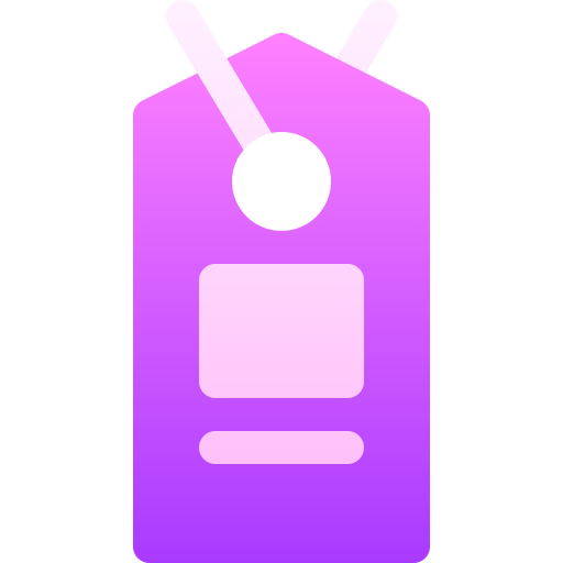 Label Basic Gradient Gradient icon