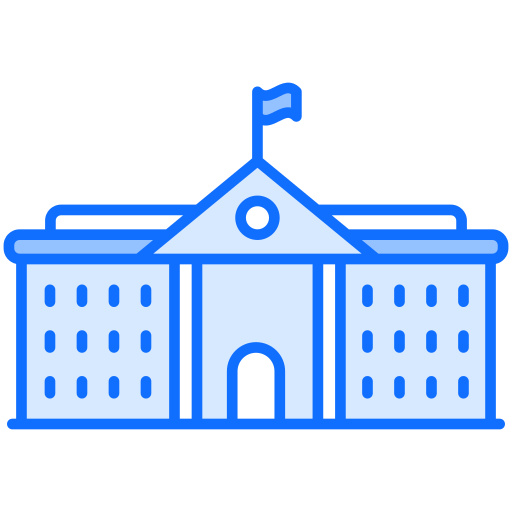 White house Generic Blue icon
