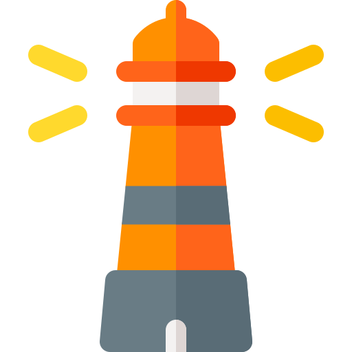 Lighthouse Basic Rounded Flat icon