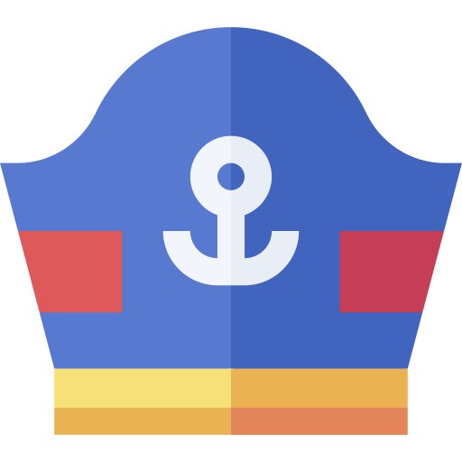 海賊の帽子 Basic Straight Flat icon
