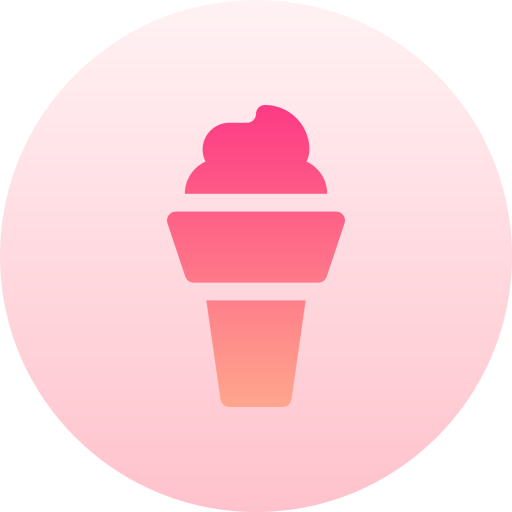 eiscreme Basic Gradient Circular icon