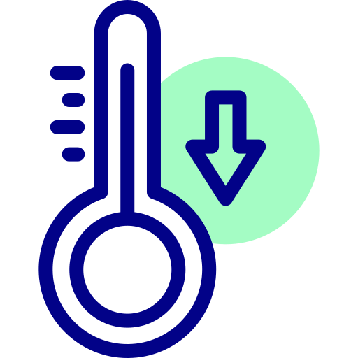 thermometer Detailed Mixed Lineal color icon