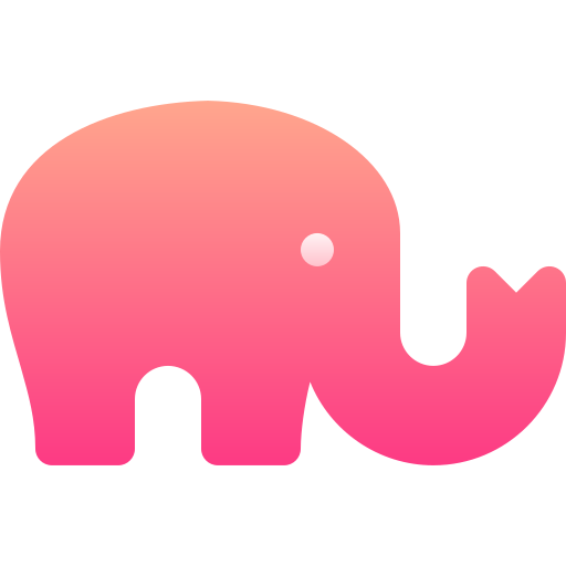 Elephant Basic Gradient Gradient icon