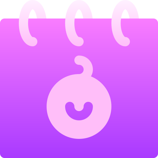 babyshower Basic Gradient Gradient icoon