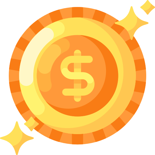 Coin Special Shine Flat icon