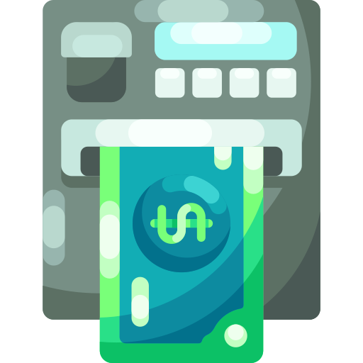 geldautomaat Special Shine Flat icoon