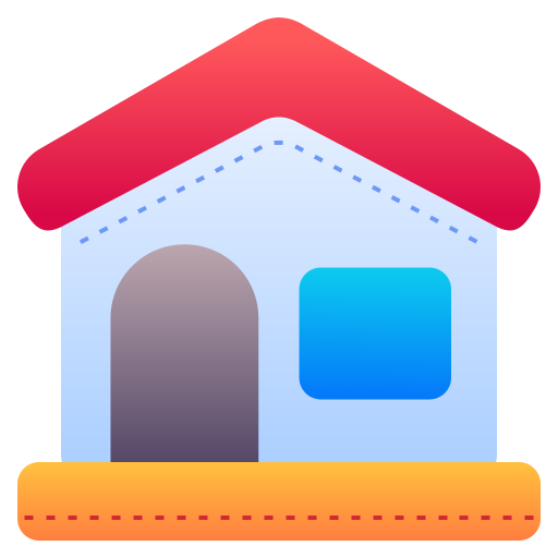 huis Generic Flat Gradient icoon
