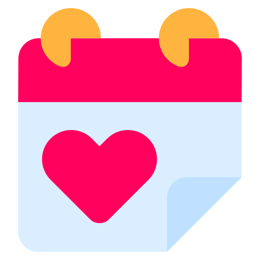 romantyczna data Generic Flat ikona